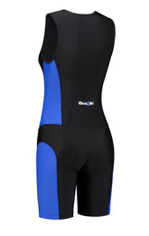 Femmes tri-suit noir-bleu